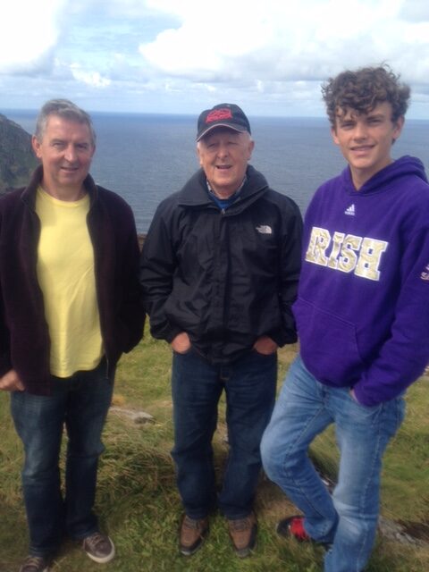 Paul with Brother George Grandson Ciaran Donegal 2016