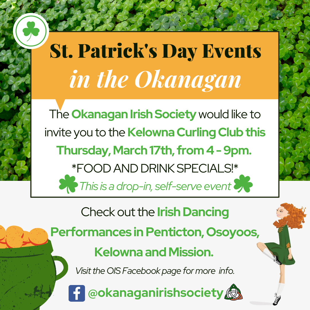 Okanagan Irish Society: St. Patrick's Day Celebrations