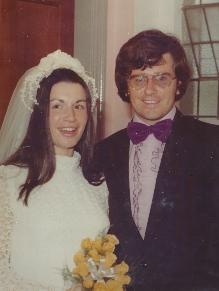 Barry and Mary wedding in Drinagh Co Cork August 10th 1974