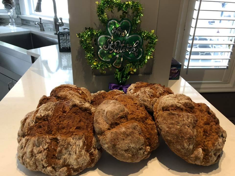 Erin’s homemade Soda Bread. Always in stock in the Coughlan house. Our home in Vancouver, BC Canada. March 17, 2021