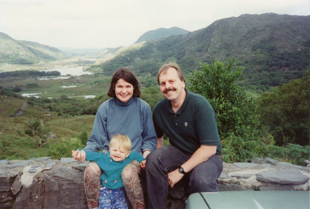 Breanna’s first trip to Ireland (and Dennis’s second), summer 1993