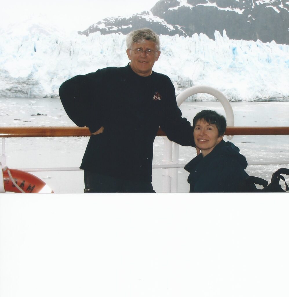 Alaska Cruise. One of the 23 cruises circumnavigating North America completed by Barry and Mary 2001-2019