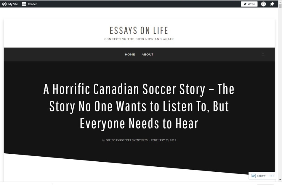 Ciara's blog led to criminal charges against a Whitecaps and CSA coach 2019