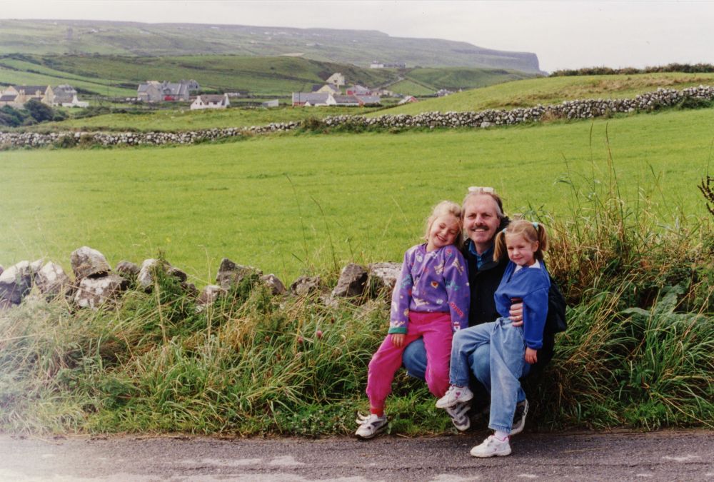 Ciara’s first trip to Ireland - with Breanna and Dennis in the west of Ireland, summer 1998