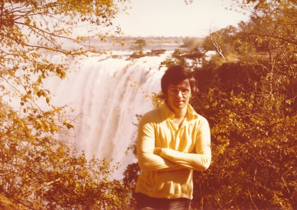 Victoria Falls, quite the tourist attraction in Zambia 1975
