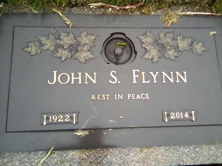 Grave marker for John Flynn