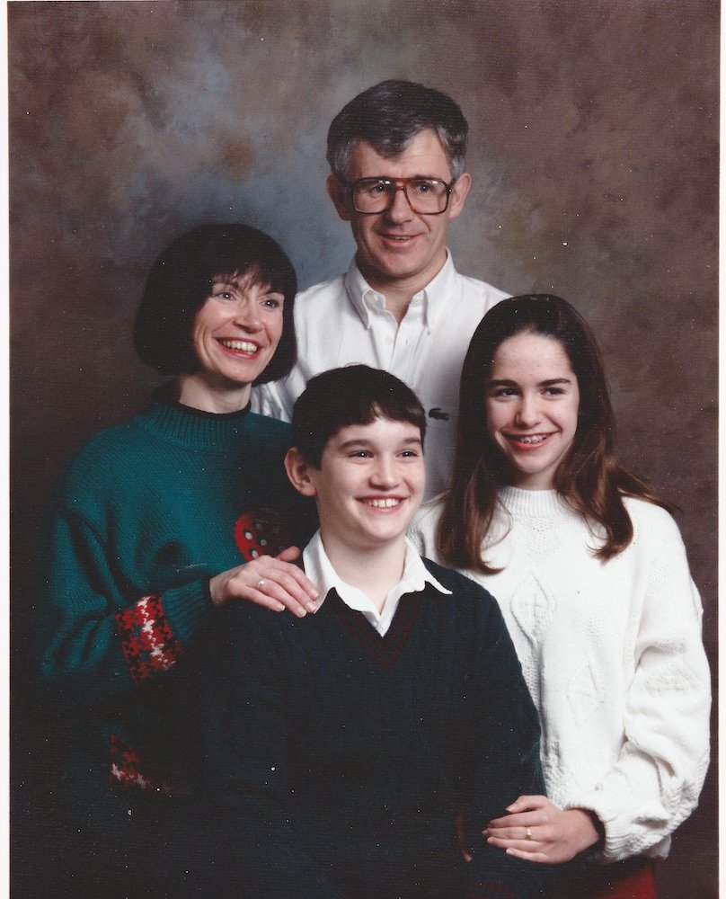 McCormack Family portrait from 1990