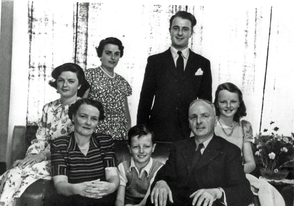 Eileen White Family 1956 Dublin Ireland