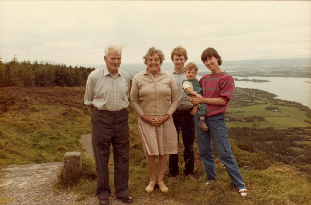 Baby Lyn in Ireland. My first trip to Northern Ireland at 18-month-old, and meeting my grandparents from opposite sides of the divide