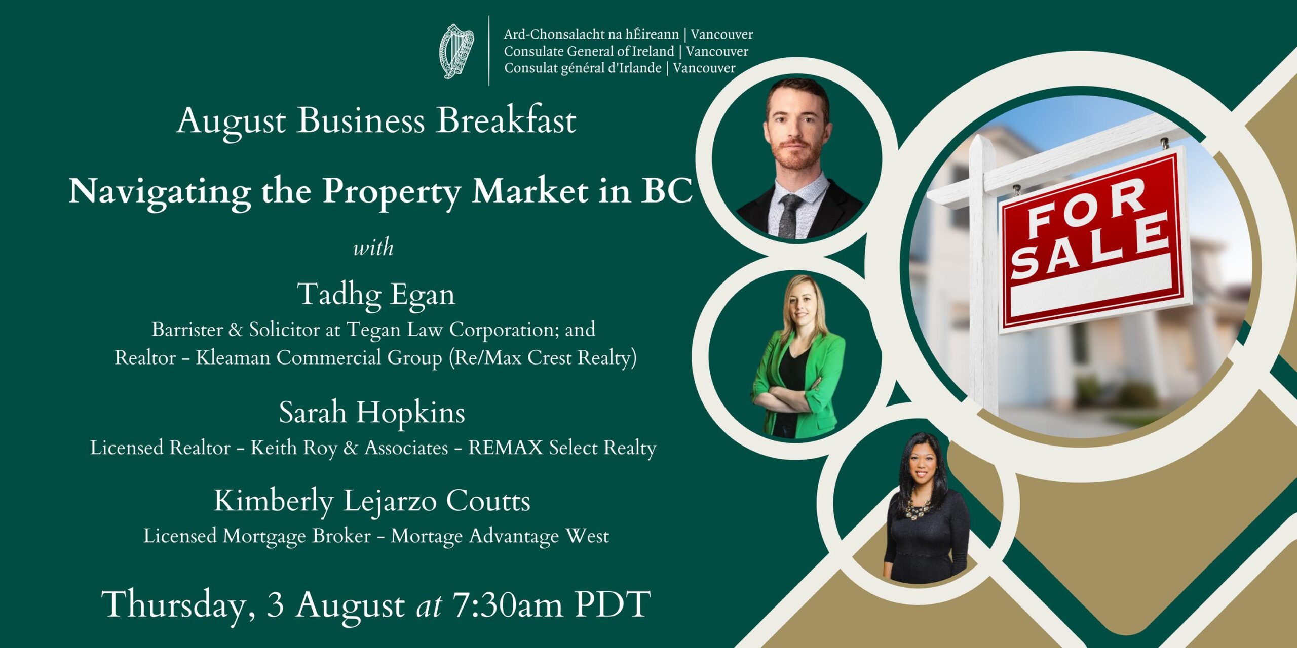 August Business Breakfast -Navigating the Property Market in BC