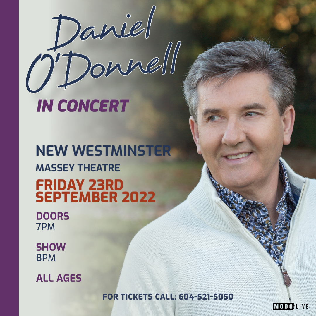 DANIEL O'DONNELL LIVE AT MASSEY THEATRE - SEPTEMBER 23