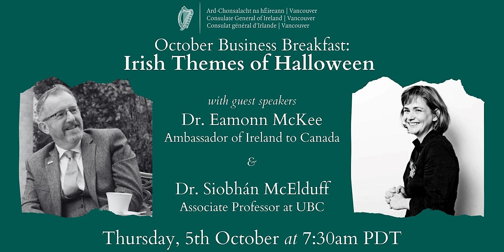 October Business Breakfast : Irish Themes of Halloween