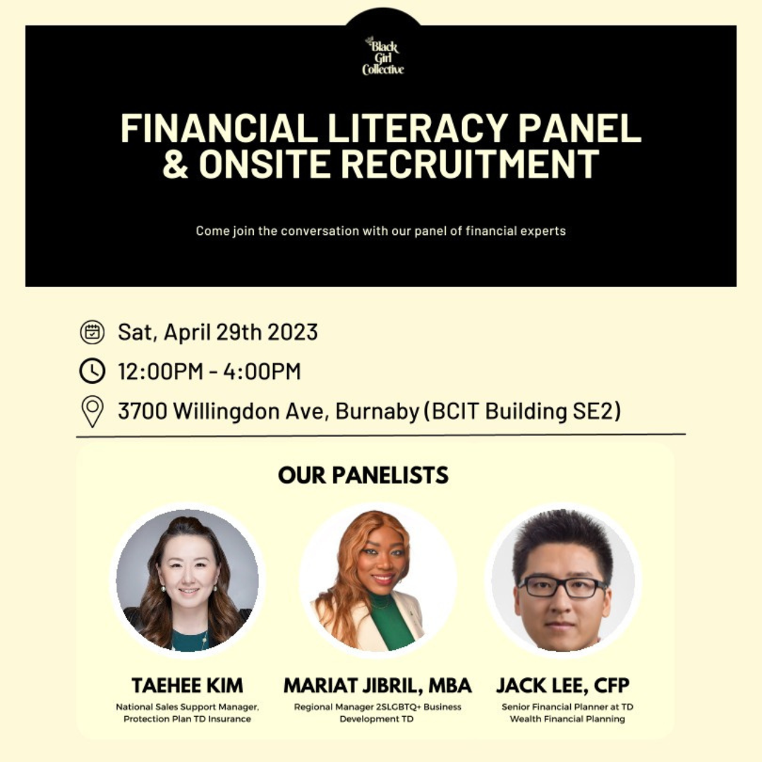 Financial Literacy Panel & Onsite Recruitment - Apr 29