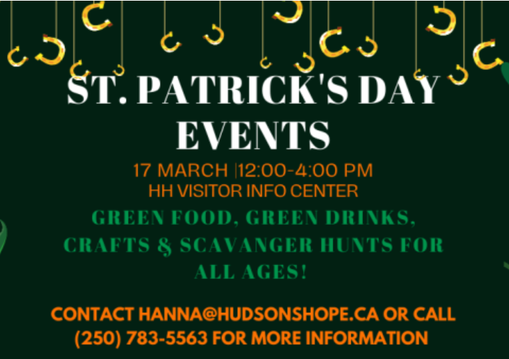 St. Patrick's Day Event - Hudson Hope